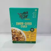 Yogabar ALMOND QUINOA CRUNCH MUESLI 400g Free Shipping