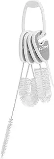 Nuby Bottle and Cup All Around Cleaning Brush Set, Cleans Straw, Spout, Nipple, Lids, and Hard to Reach Areas