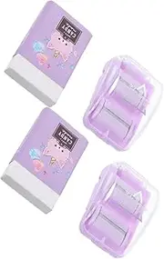 OFFSCH Mini Eraser Cleaner 2 Pack Desk Eraser Rollers for Whiteboard Eraser Crumb Collect