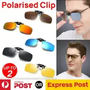 Photochromic Polarised Clip On Flip Sunglasses Pilot Polarized Fishing Eyewear