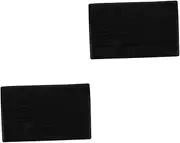 CHILDWEET 2pcs Car Floor Mat Foot Pedal Rest Auto Carpet Repair Patch Heel Pad for Ca Car Carpet Protector Carpet Patch Foot Heel Pedals Car Carpet Repair Patch Car Accessory Rubber Black