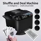 2in1 Automatic Card Shuffler & Dealer Machine 360° Rotating 2 Decks Card Deal
