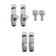 2x Airbrush Quick Connecter Airbrush Adapter Quick Release Disconnect Coupler