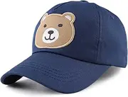 [XIAOHAWANG] Unisex Summer Hat Girls Sun Protection Baseball Cap Boys Peaked Cap UV Protection Baseball Cap Children's Cap Spring Summer, Navy, 6-24 Months
