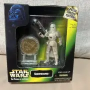 STAR WARS POTF SPECIAL LIMITED EDITION SNOWTROOPER MILLENIUM COIN EDITION MIB