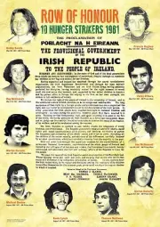 Hunger Strikers and The Proclamation of the Irish Republic - A3 Size Easter 1916