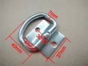 Lashing D Ring Zinc Plated Tie Down Points Trailer Centre Hole Anchor OZ SELLER