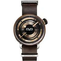 在飛比找momo購物網優惠-【BOMBERG】炸彈錶 BB-01 紳士手錶-咖啡/43m