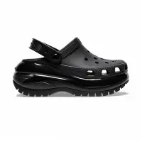 在飛比找Yahoo奇摩購物中心優惠-Crocs Mega Crush Clog 男女鞋 黑色 經