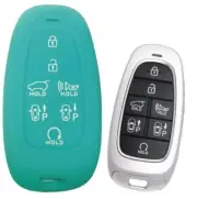 Key Fob Keyless Rubber Remote Cover Fits Hyundai Nexo Palisade Sonata Tucson