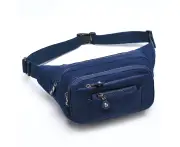 Fanny Pack : Woman Man Runner Bumbag Hip Pouch Bum Bag Purse Beltbag Waistpack for Walking Jogging - Blue