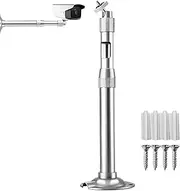 Security Camera Mounting Bracket: Tilt Flow Adjustable Bracket, Telescopic Extension | High Strength Aluminum Wall Arm, Corrosion-Resistant Bracket