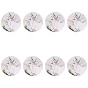 8PK Splosh Palm Cove Marble Ceramic Beverage Coaster Home Decor 10.5cm Round