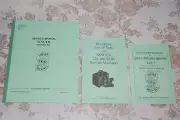 3-Book Library of Service Manuals Singer Featherweight 221 221K Sewing Machines
