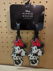 Disney Minnie Mouse Set of 2 Bag Luggage Bags Tags by Concept One Travel New
