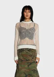 Complex Self Sheer Sweater