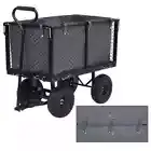 Fabric Liner Dark Grey for Garden Cart Wagon Trolley Wheel Wagon Wheelbarrow