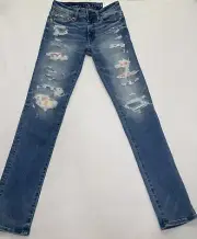 NWT American Eagle AirFlex+ Patched Slim Jean Size 30/34