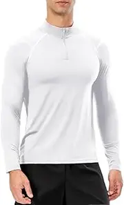 [Drsshnx] Men's Autumn and Winter Fitness Long-Sleeved Quick-Drying Running Training Clothes Half-Zip Slim Pullover Sportswear