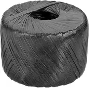 uxcell 400m/1312Ft Polyester Nylon Plastic Rope, Twine Household Bundles Ropes Black