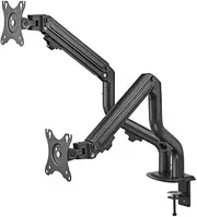 OPLITE MT10 Monitor-Arm Halterung für Doppelbildschirme, für Fernseher von 17 Zoll bis 32 Zoll (43,8 cm) bis 81,2 cm (