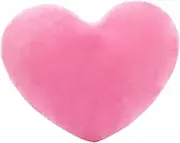 Valentines Day Heart Pillow Fluffy Heart Cushion Stuffed Decorative Pillow 20x30cm Pink Valentines Day Decoration Heart Plush Cushion Fluffy Throw Pillow Heart Shape Pillow