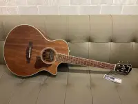 在飛比找Yahoo!奇摩拍賣優惠-面單板木吉他 Ibanez AE245-NT 桃花心木面單板