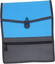 AUTSUPPL Sturdy Canvas Document Pouch Large Capacity for A4 Files Waterproof Stylish Work Bag for Men and Women