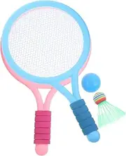 HANABASS Eva Material Boys and Girls Badminton Racket Set Lightweight and Sturdy for Tennis Play Random