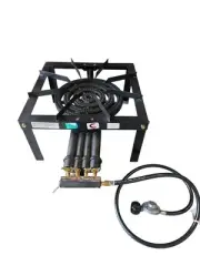HIGH PRESSURE 4 Ring LPG GAS BURNER GAS STOVE GAS COOKER