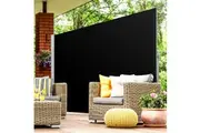 Instahut Side Awning Sun Shade Outdoor Retractable Privacy Screen 2X3M Black