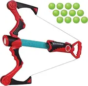 NKOK Blastron Cannonball Blaster: Compound Bow - 22" L 3844, Includes 12 Lightweight Foam Balls, Toy Shoots Up to 20 Feet, Children’s Blaster, Pump Action & Sight, for Kids Ages 6+