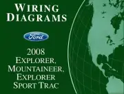 2008 Ford Explorer Mercury Mountaineer Truck Wiring Diagrams Schematics Manual