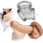 Male ​Penis Stretcher Sleeve Reusable Girth Enhancer Ball Penis Extender Ring