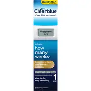 Clearblue Digital Pregnancy Test, Weeks Indicator each