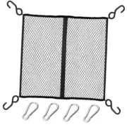 Highly Elastic Cargo Net with Large Metal Hook, Simple Truck Bed Upgraded
