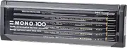 Tombow Mono 100 Pencils - Assorted (Box of 12), black