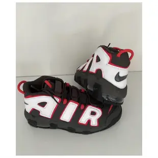 Black Pink著用 Nike air more uptempo 灰黑紅白 24.5 權志龍 GD 大Air