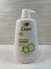 Dove body wah women cucumber & green tea pump 30.6 fl oz refreshing soap