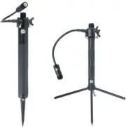 GRA-GNT Package: Hand-Twist Ground Spike Antenna Mount, Tiny Tripod, Pole Mount,