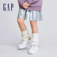 在飛比找蝦皮商城優惠-Gap 女童裝 百摺短裙-銀色(786955)