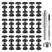 72 Pieces (18Sets) Snap Fastener Kit Tool 15MM Snap Button kit Snaps for Leat