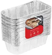 1 Lb Aluminum Foil Mini Loaf Pans (30 Pack) Disposable Small Loaf Pan – 1