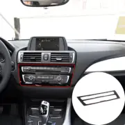 Carbon Fiber Air Condition CD Panel Cover Trim For BMW 1/2 Series 12-18