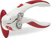 Zyliss Lock N' Lift Can Opener with Lid Lifter Magnet - Gifts for Cooks - Culinary Chef Gift - Manual Can Opener with Locking Mechanism - Magnetic Can Opener - Easy-to-Turn Can Opener - Red