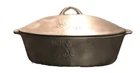 Unique Jamaican Aluminum Dutch Oven Pot Meat Chicken Roaster Pan 12”x9”x5”