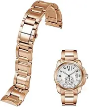 [MGTCAR] 23mm Metal Watch Bracelets Men Stainless Steel Watchbands Fashion Women Watch Strap Band for fit Cartier Accessories