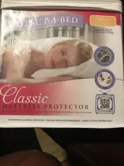 Protect-A-Bed Classic Waterproof Allergen Barrier Mattress Protector FULL #3579