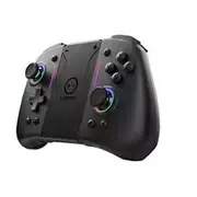 KS42 Meteor Light Wireless Joy-pad with 8-Color RGB Lights for Switch/Lite/OLED, with Programmable, Turbo and Vibration