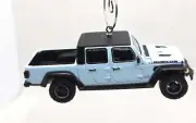 2023 Jeep Gladiator Overland Light Blue Christmas Ornament